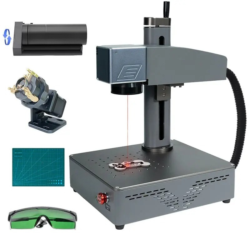 Industrial Laser Engraving Machine - S4 20w portable fiber laser engraving