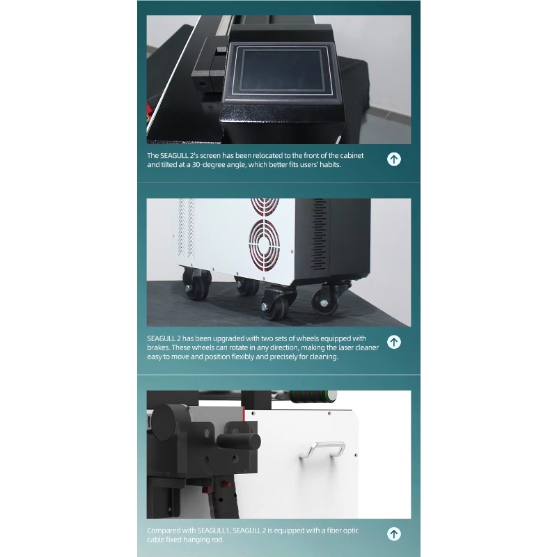 Industrial Laser Cleaning - Portable Pulse Fiber 300W Laser Cleaning