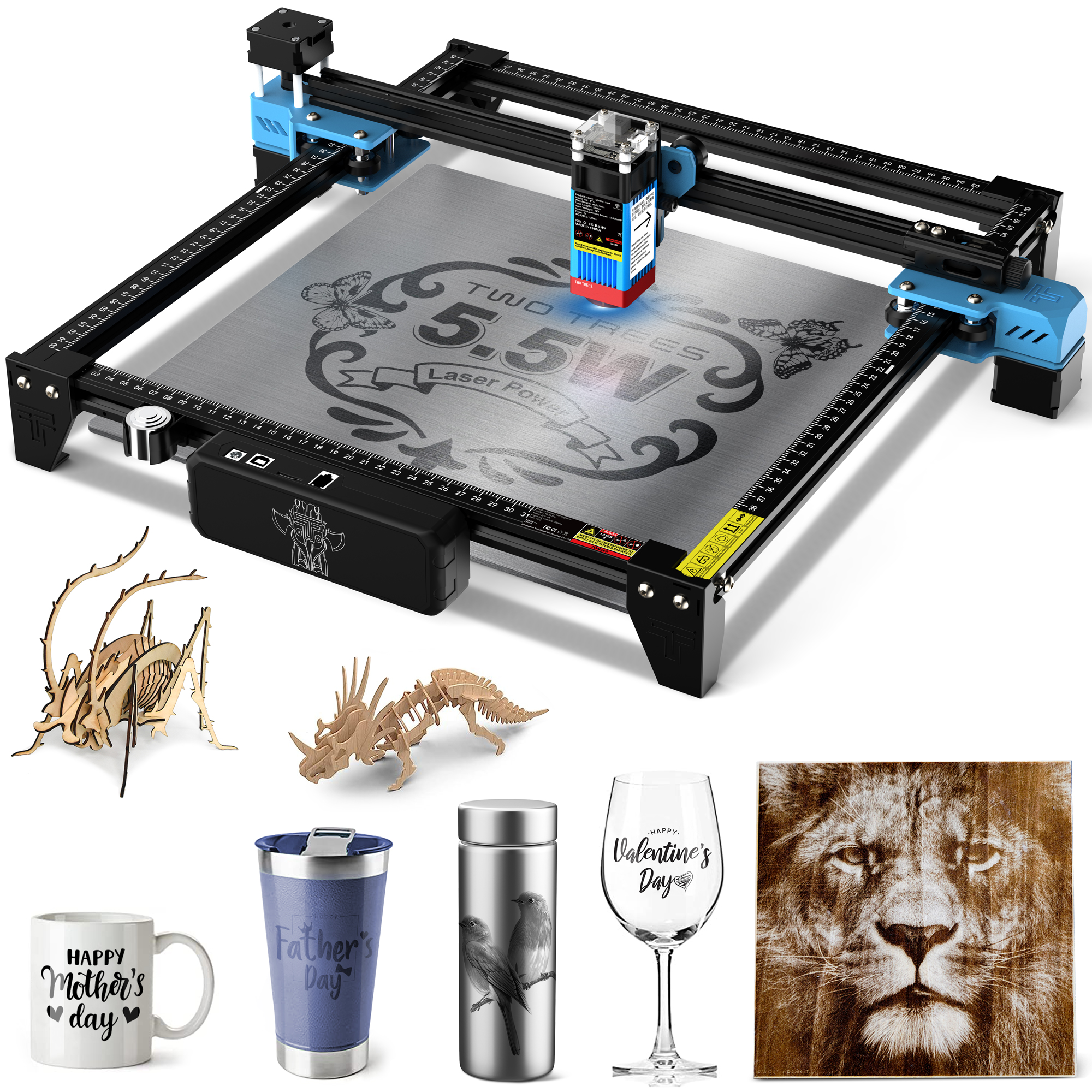Industrial Laser Engraving Machine - TwoTrees TTS-55 PRO CNC Laser Engraving