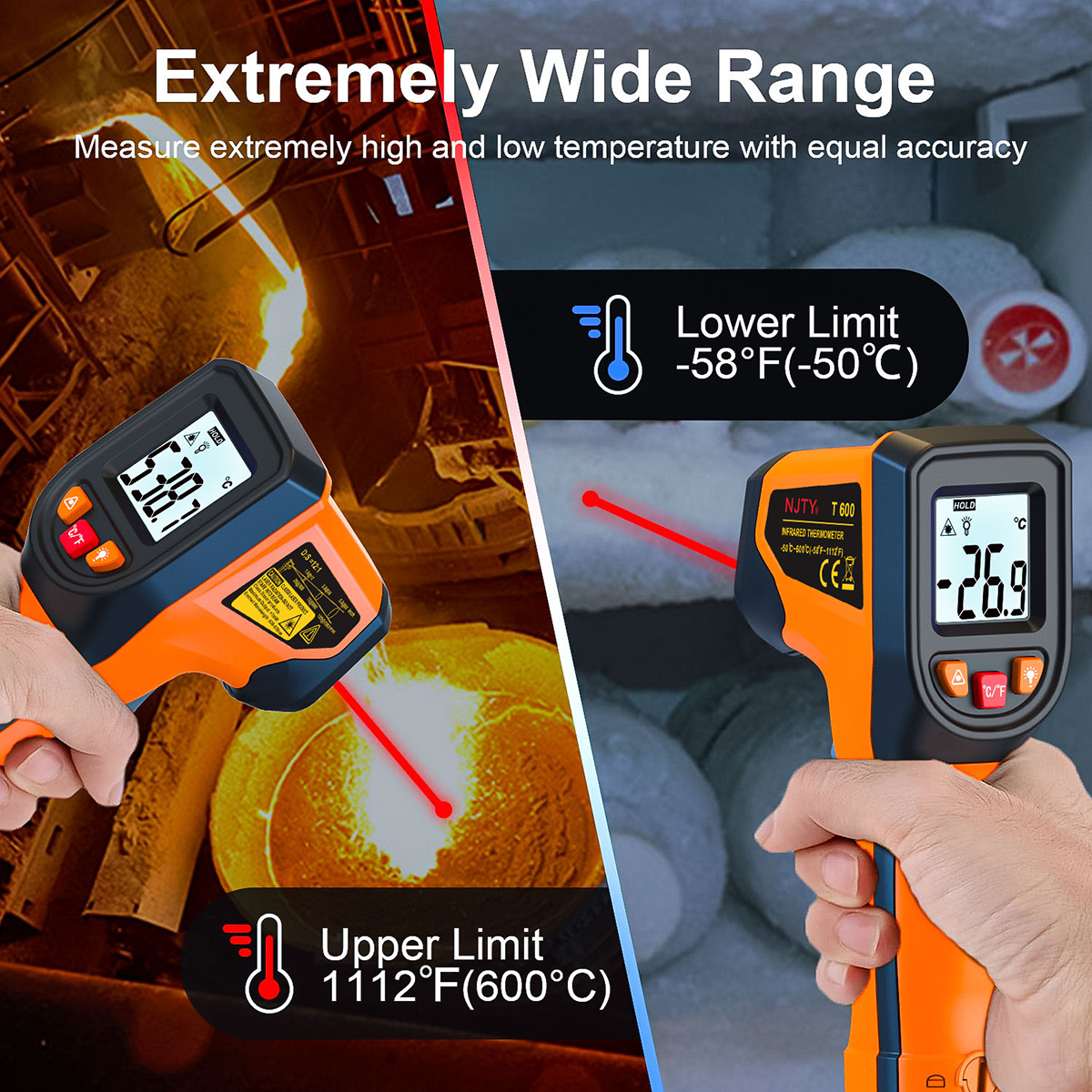 Digital Infrared Thermometer S – обзор и цена Industrial Laser Temperature Sensor