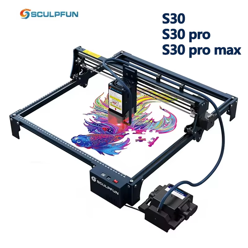 SCULPFUN S30 pro max S30 PRO S – обзор и цена Industrial Laser Engraving Machine