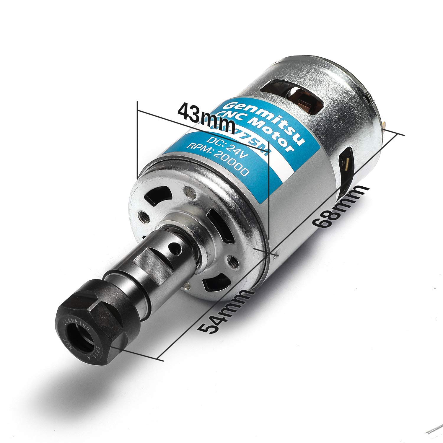 Genmitsu GS-775M 20000RPM 775  – обзор и цена Cnc Spindle Motor