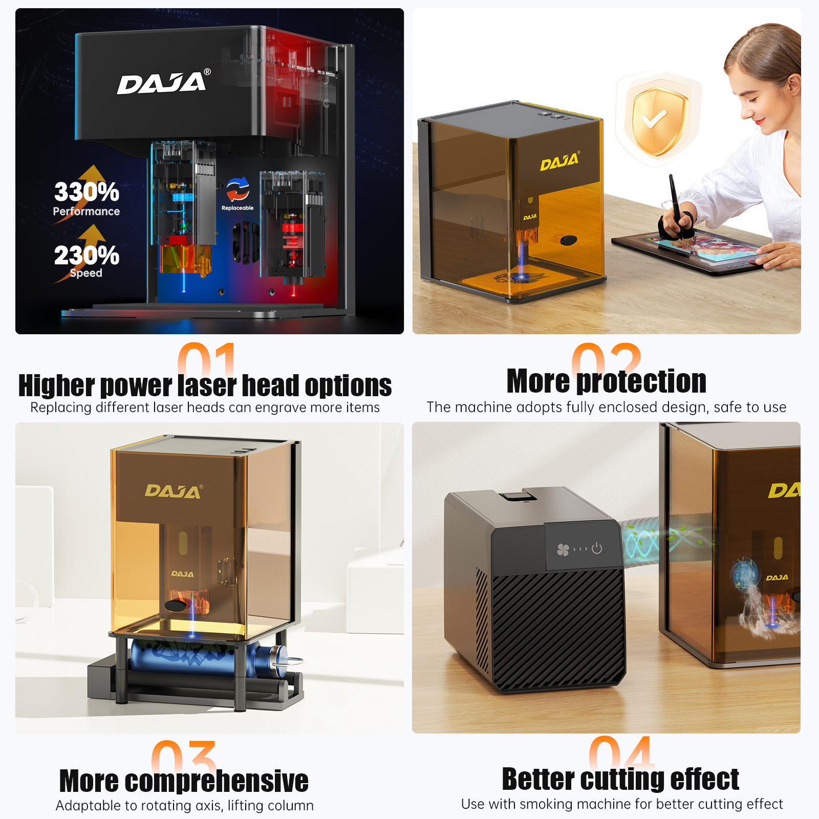 DAJA DJ6 Pro Mini Laser Engrav – обзор и цена Industrial Laser Technology