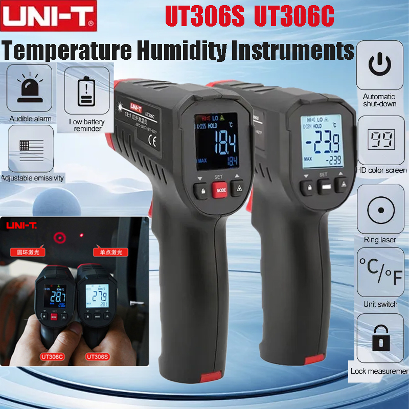 UNI-T UT306S UT306C Digital Th – обзор и цена Industrial Laser Gun