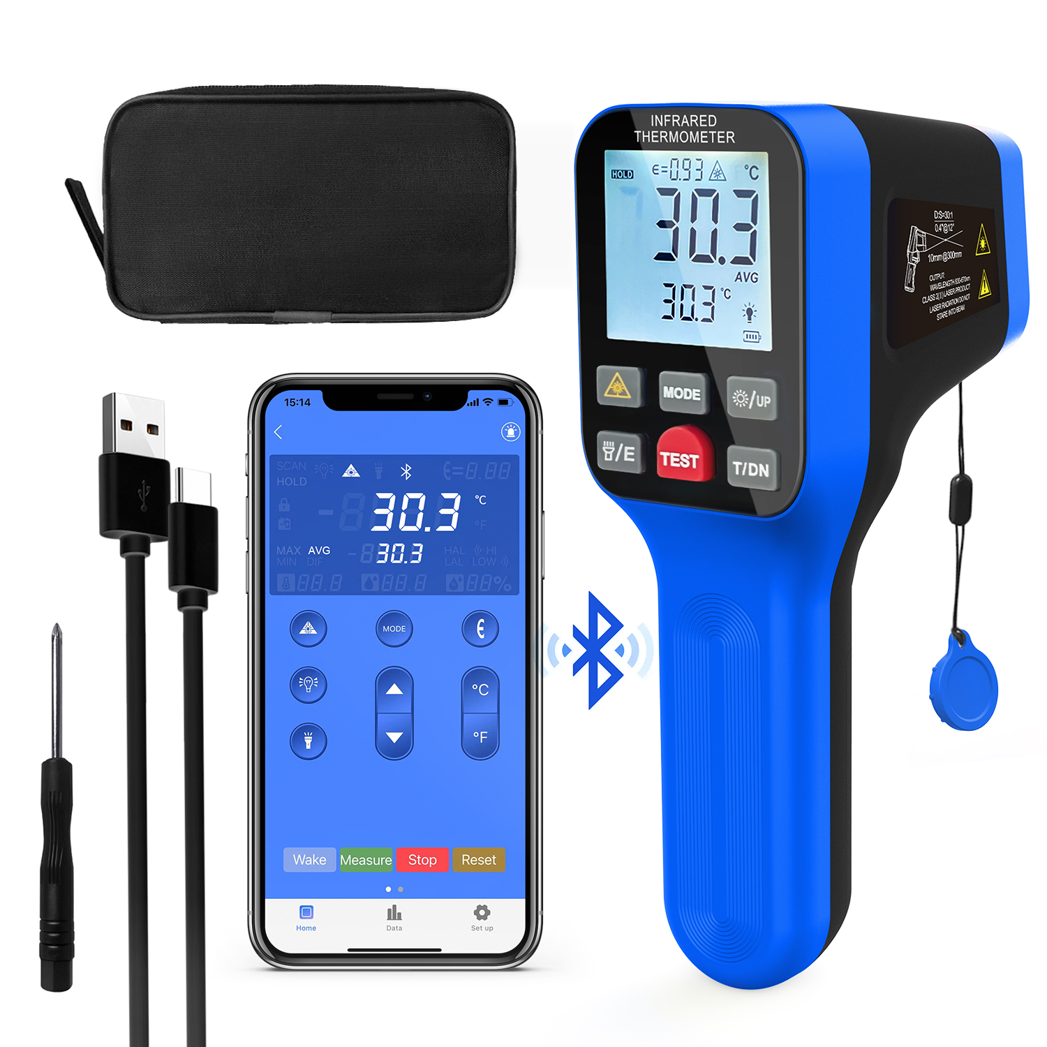 1600B-APP Infrared Thermometer – обзор и цена Industrial Laser Temperature Sensor