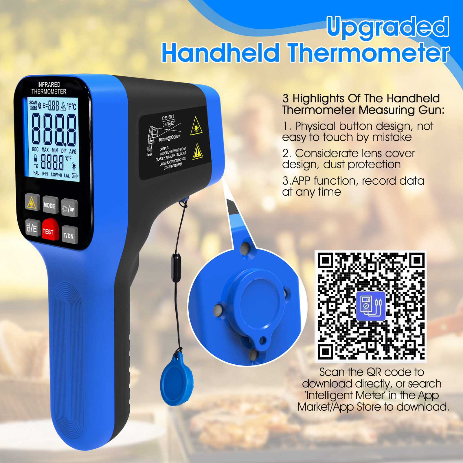 1600B-APP Infrared Thermometer – обзор и цена Industrial Laser Temperature Sensor