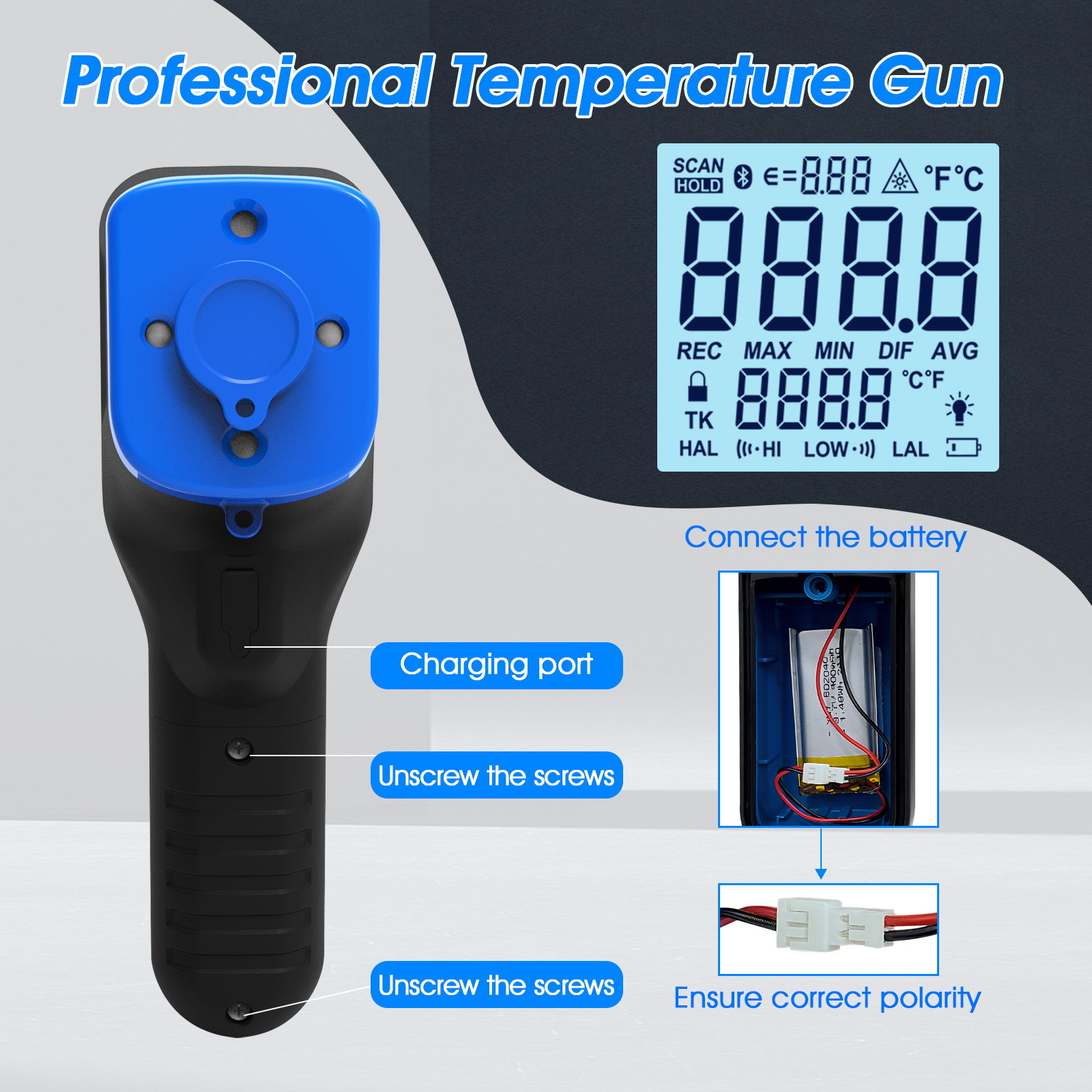 1600B-APP Infrared Thermometer – обзор и цена Industrial Laser Temperature Sensor