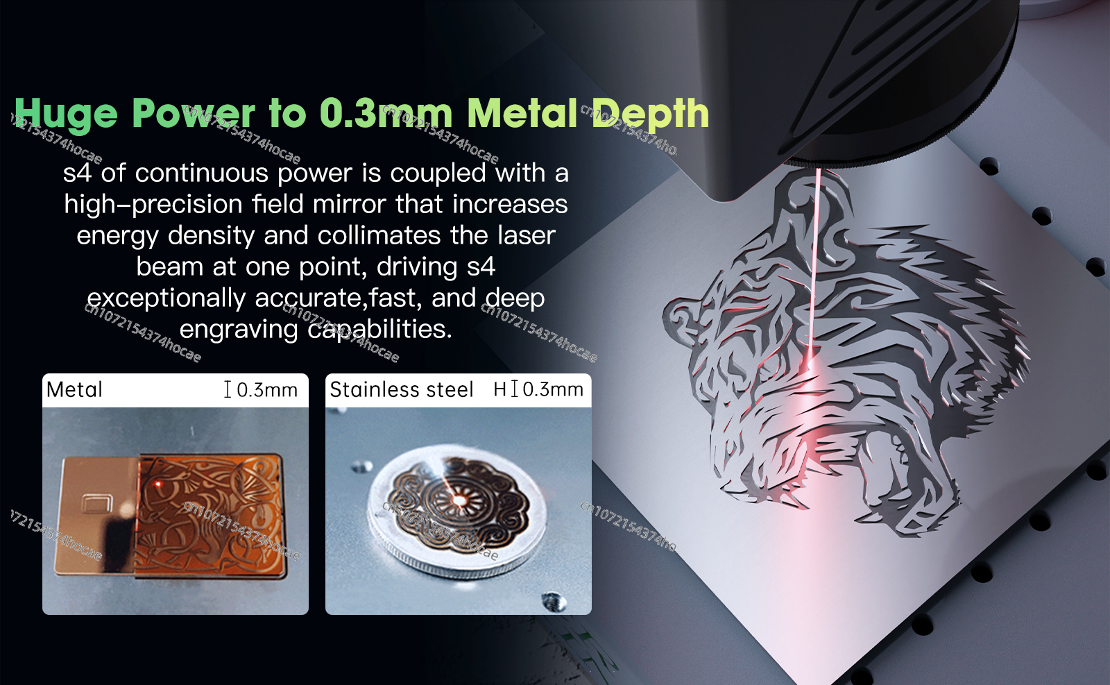 S4 20w portable fiber laser en – обзор и цена Industrial Laser Engraving Machine