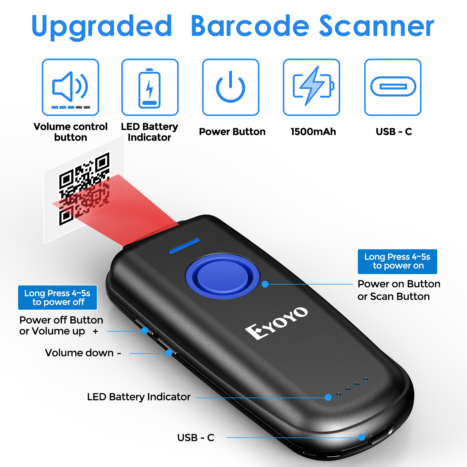 Eyoyo EY-023 Portable QR Image – обзор и цена Industrial Laser Beam