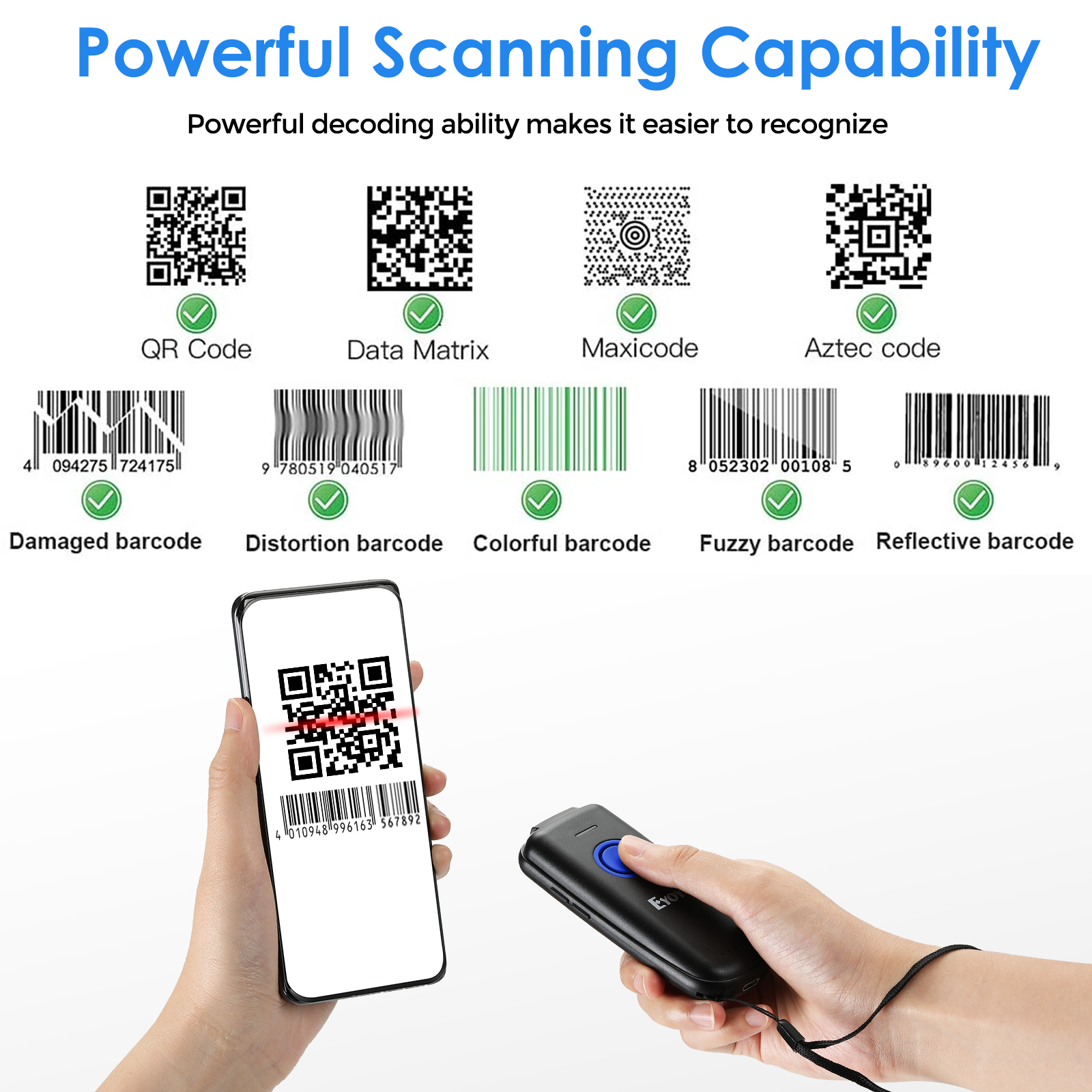 Eyoyo EY-023 Portable QR Image – обзор и цена Industrial Laser Beam