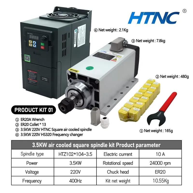 EU Poland Shipped 1.5kw 3.5kw  – обзор и цена Cnc Spindle Motor