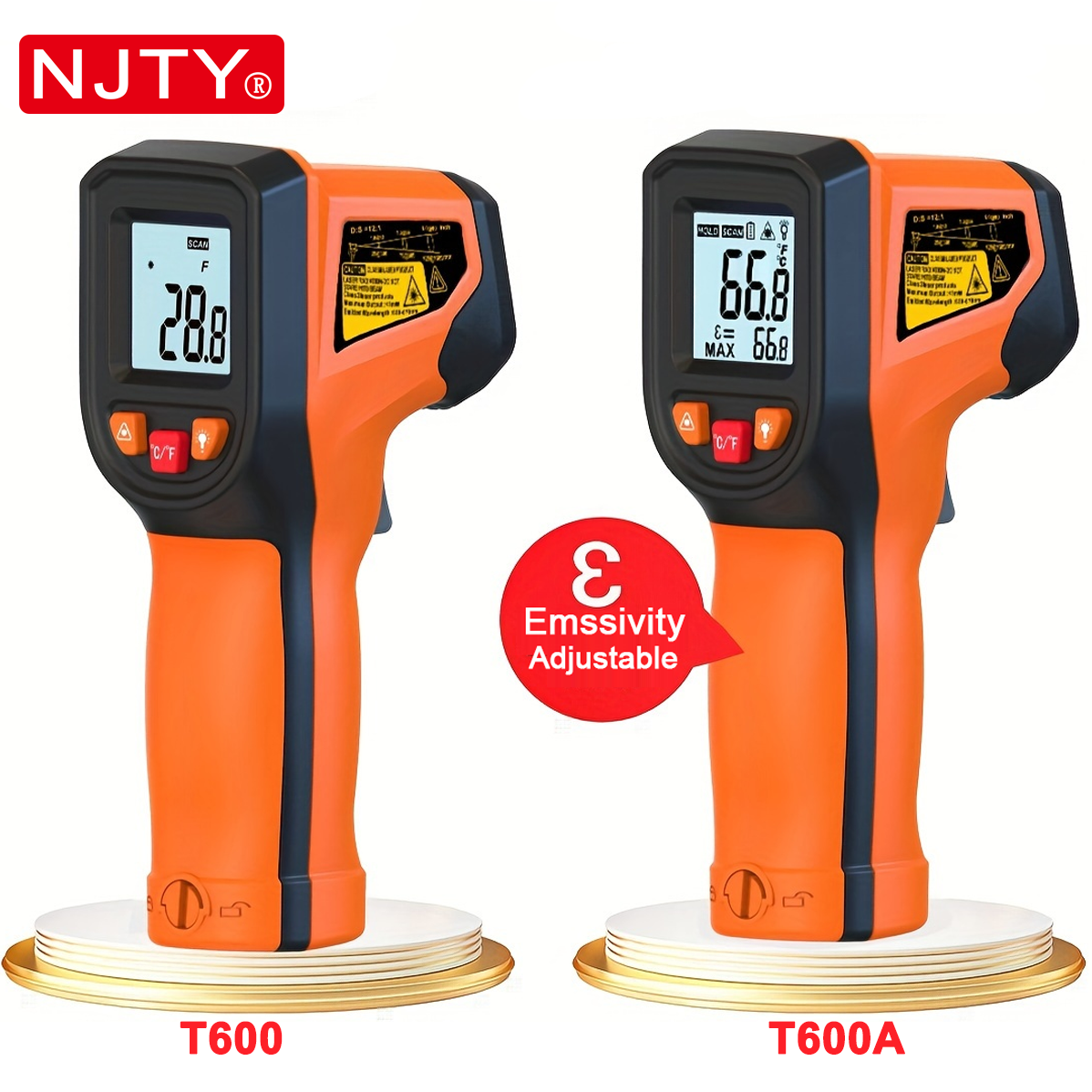 NJTY T600T600A Laser Temperatu – обзор и цена Industrial Laser Temperature Sensor