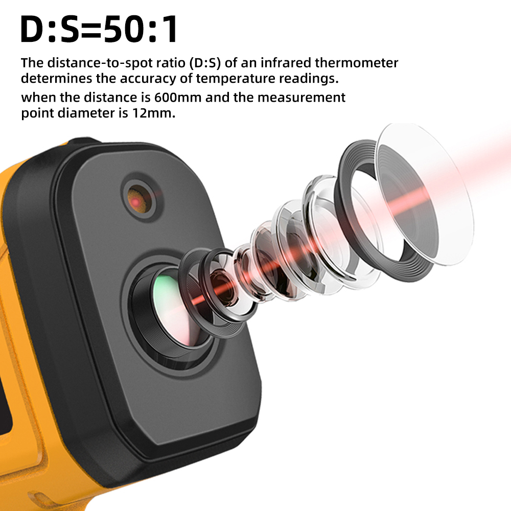 BSIDE -50~1400C Infrared Therm – обзор и цена Industrial Laser Temperature Sensor