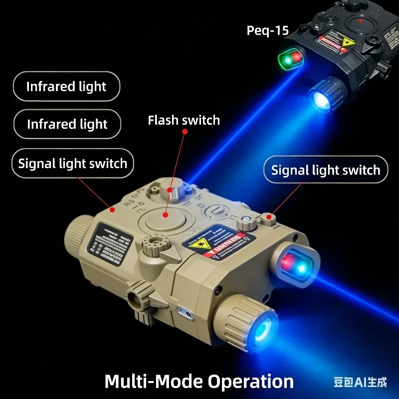 NEW PEQ15 Laser Box Flashlight – обзор и цена Industrial Laser Gun