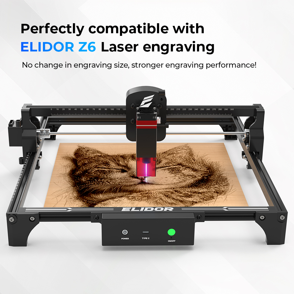 ELIDOR Z6 6W/12W Laser Module  – обзор и цена Industrial Laser Engraving Machine