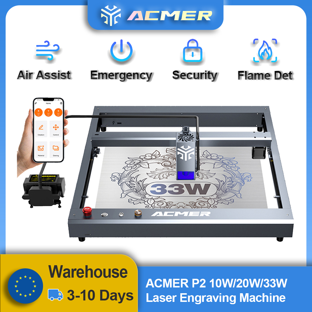 ACMER P2 Laser Engraver 33W 20 – обзор и цена Industrial Laser Technology