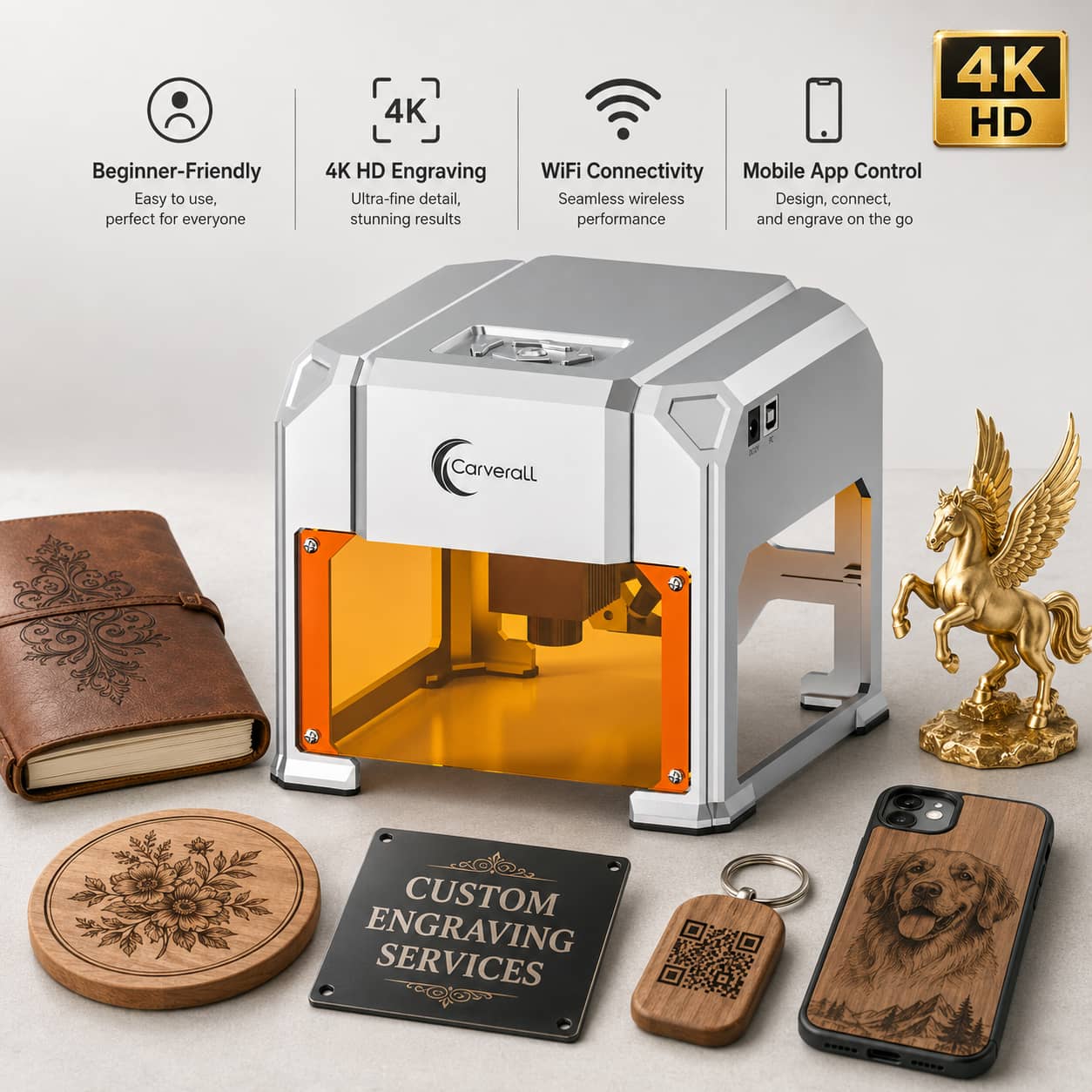 Carverall Laser Engraver Machi – обзор и цена Industrial Laser Engraving Machine