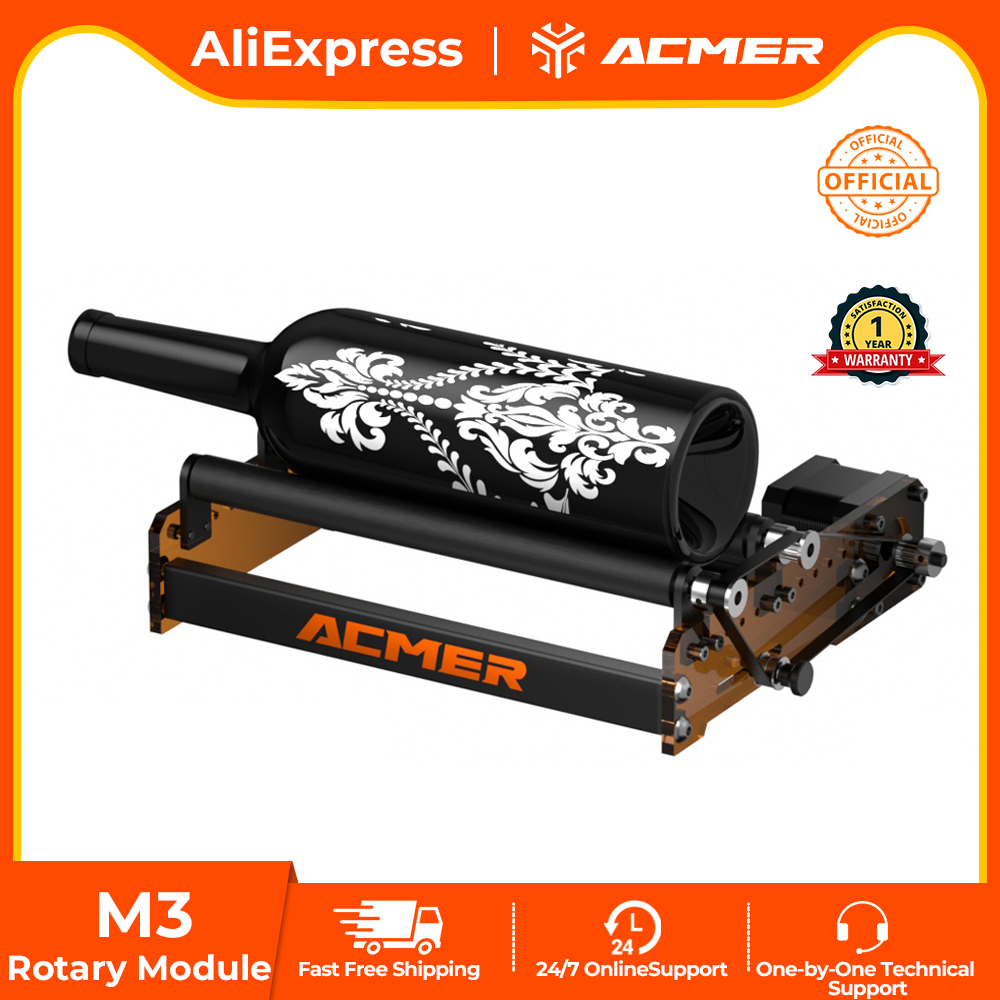 ACMER M3 Laser Rotary Roller 3 – обзор и цена Industrial Laser Engraving Machine