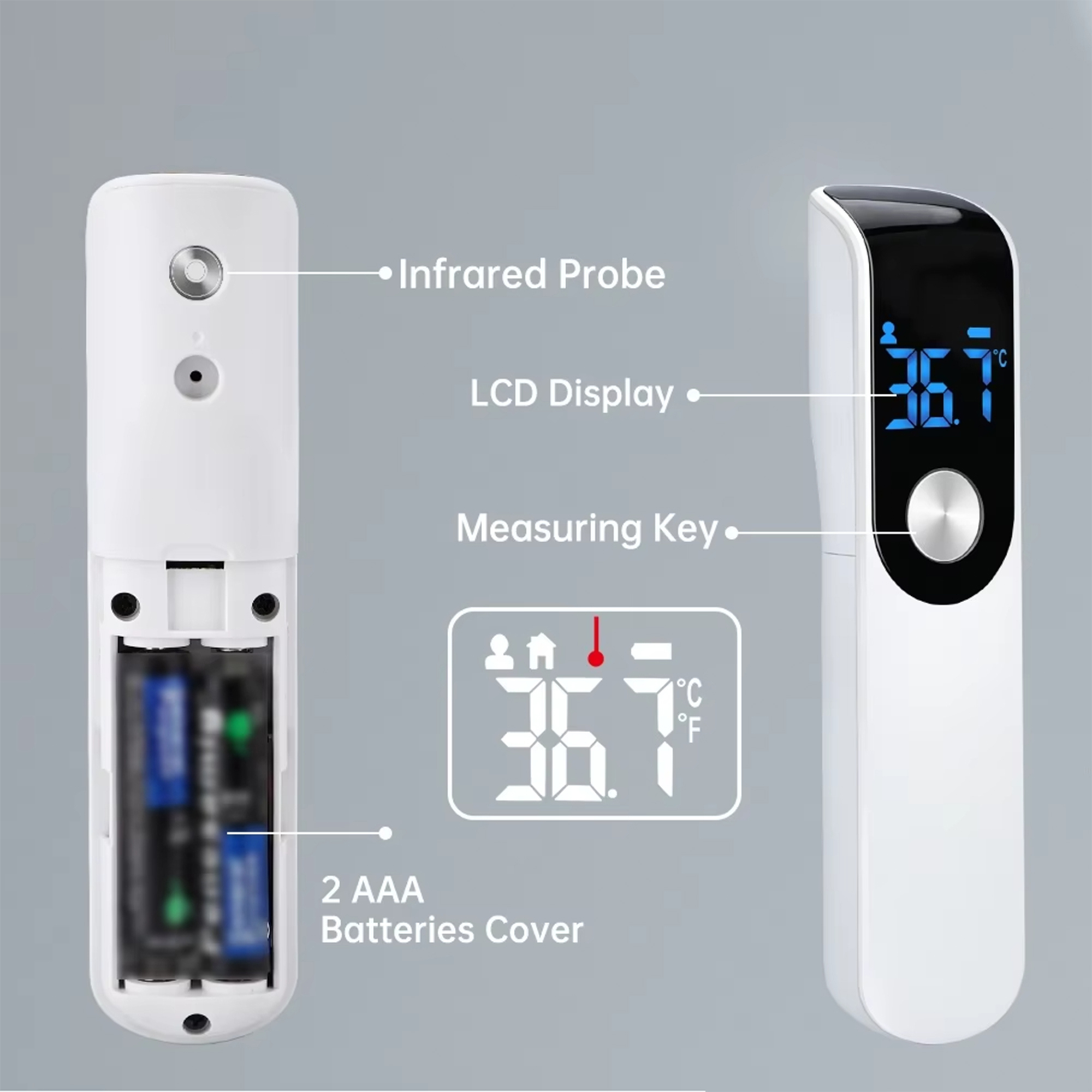 Infrared Fever Thermometer Med – обзор и цена Industrial Laser Temperature Sensor