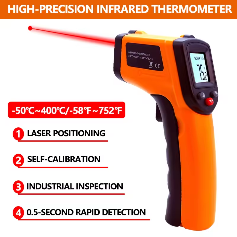 Handheld Infrared Thermometer  – обзор и цена Industrial Laser Temperature Sensor