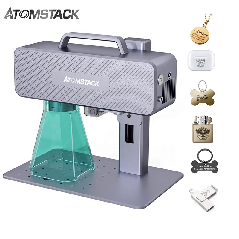ATOMSTACK M4 Desktop Mini Hand – обзор и цена Industrial Laser Printer